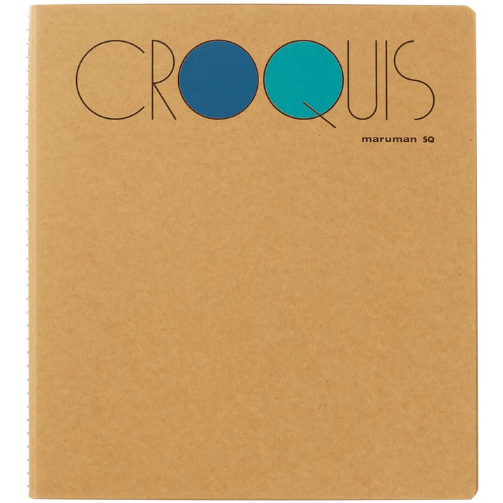 Maruman 176×155 Croquis Book White Croquis Paper - Blue — front view
