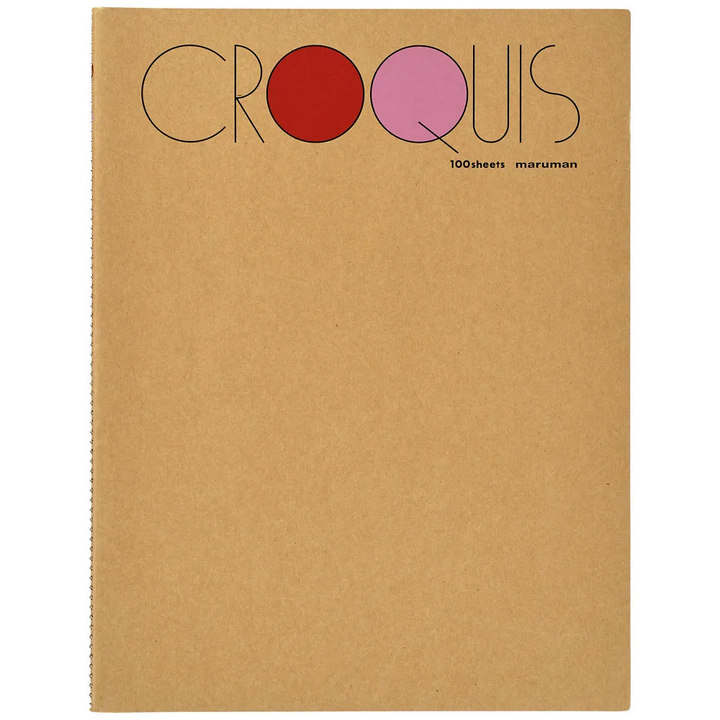 Maruman 256 × 268 Croquis Book White Croquis Paper - Red