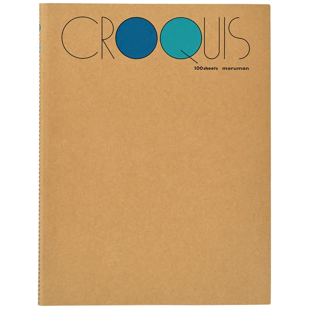 Maruman 356 × 268 Croquis Book White Croquis Paper - Blue