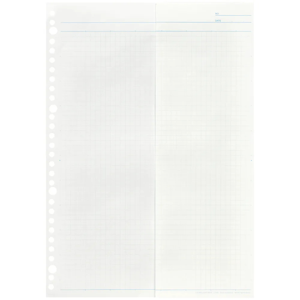 Maruman A4 Loose Leaf Wide 5mm Graph — detail view