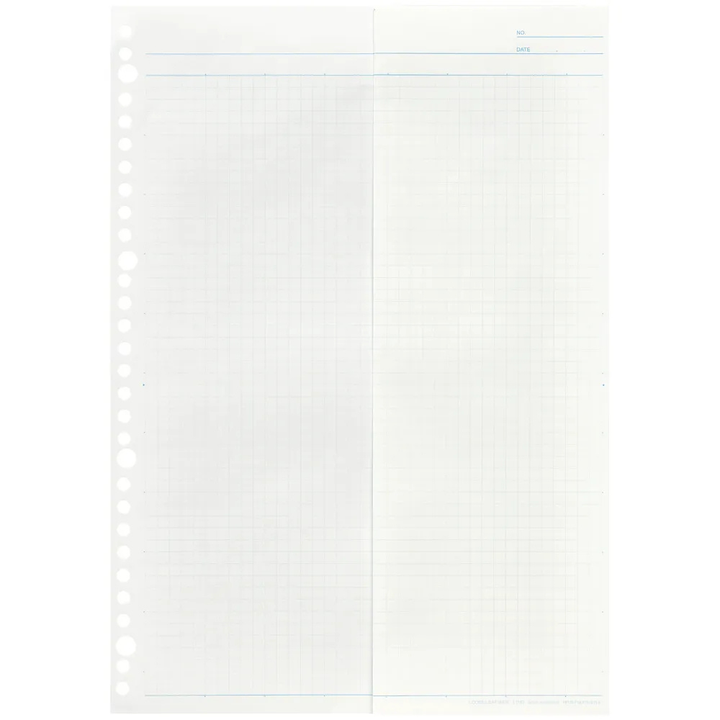 Maruman A4 Loose Leaf Wide 5mm Graph — detail view
