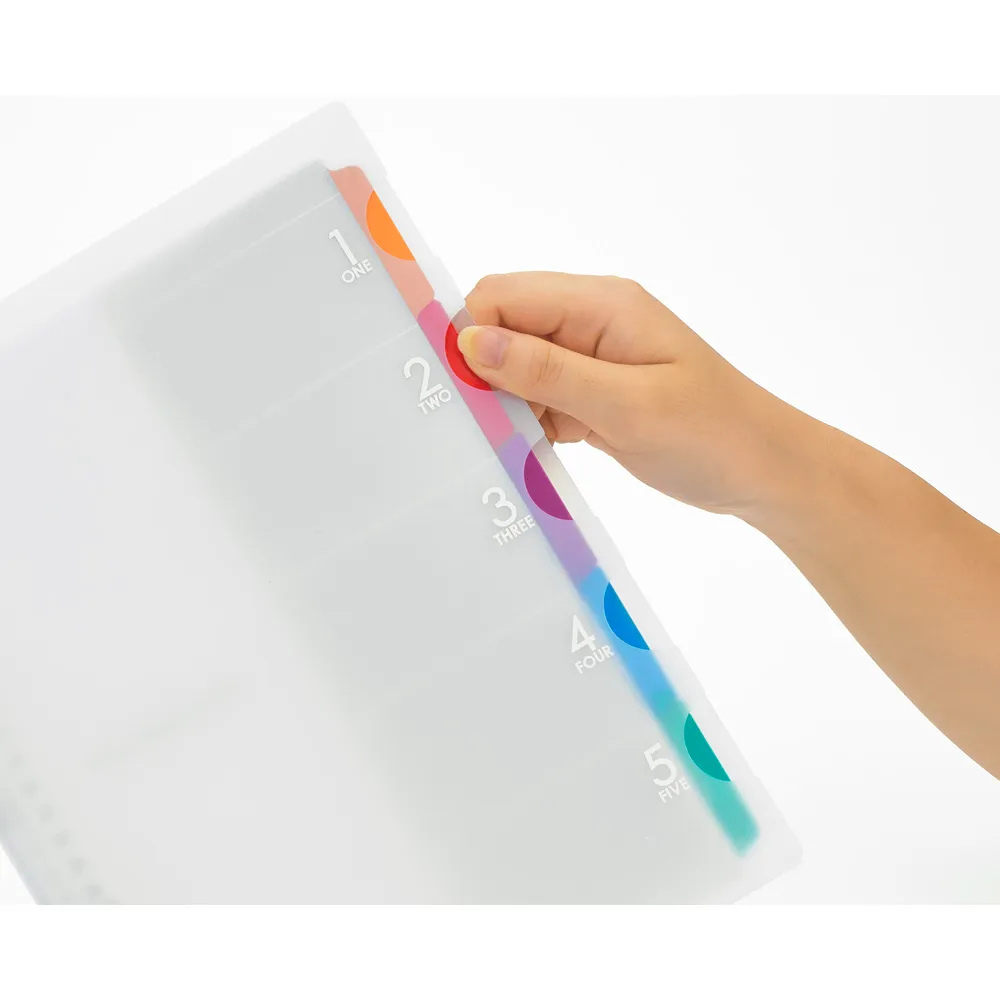 Maruman A5 Binder 5 Chart Clear — with packaging