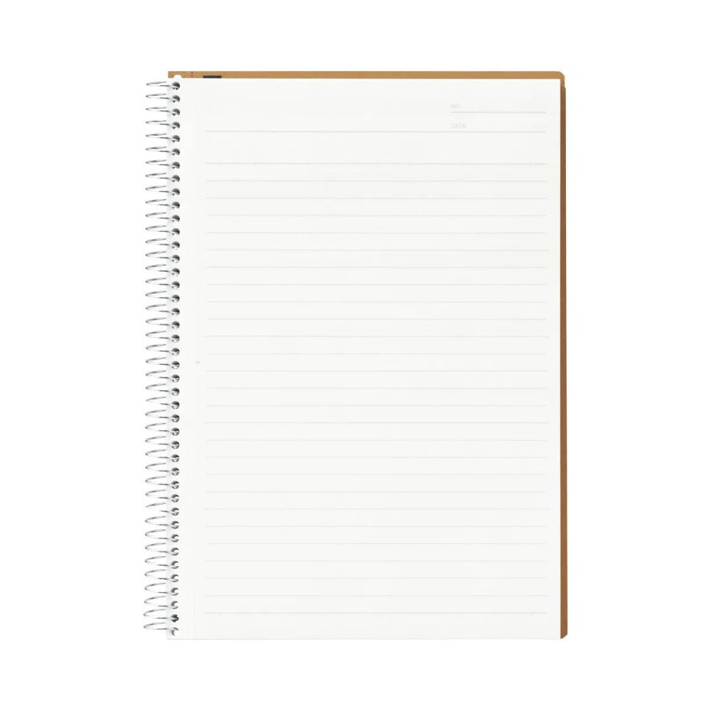 Maruman A5 Spiral Note BASIC Lined 80 sheets — 6.5 mm lined pages with spiral binding
