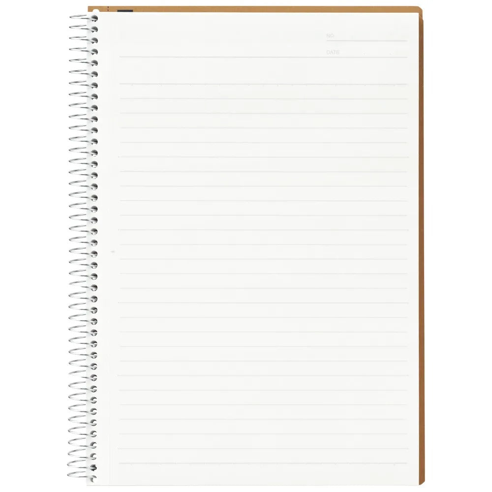 Maruman A5 Spiral Note BASIC Lined 80 sheets — 6.5 mm lined pages with spiral binding