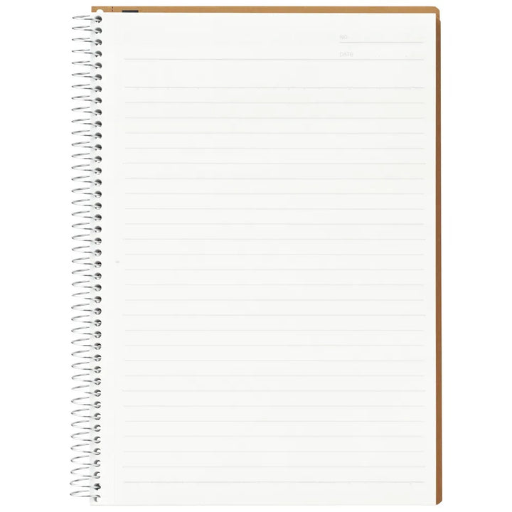 Maruman A5 Spiral Note BASIC Lined 80 sheets — 6.5 mm lined pages with spiral binding