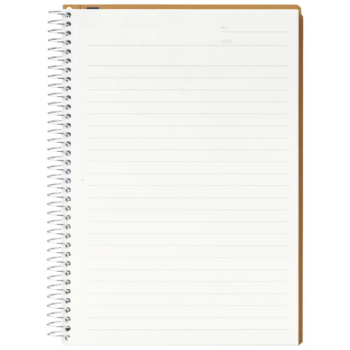 Maruman B6 Spiral Note BASIC Lined 80 Sheets — front view