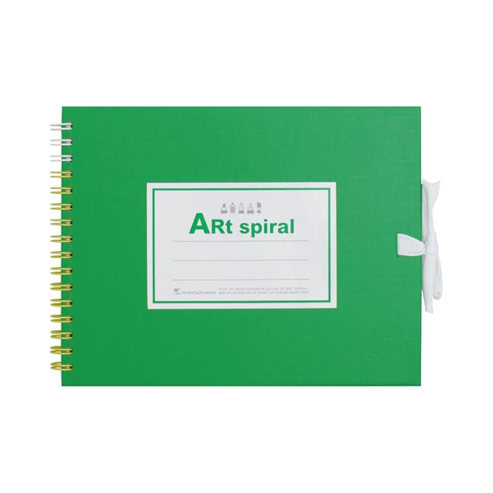 Maruman F0 Sketchbook Art Spiral - Light Green