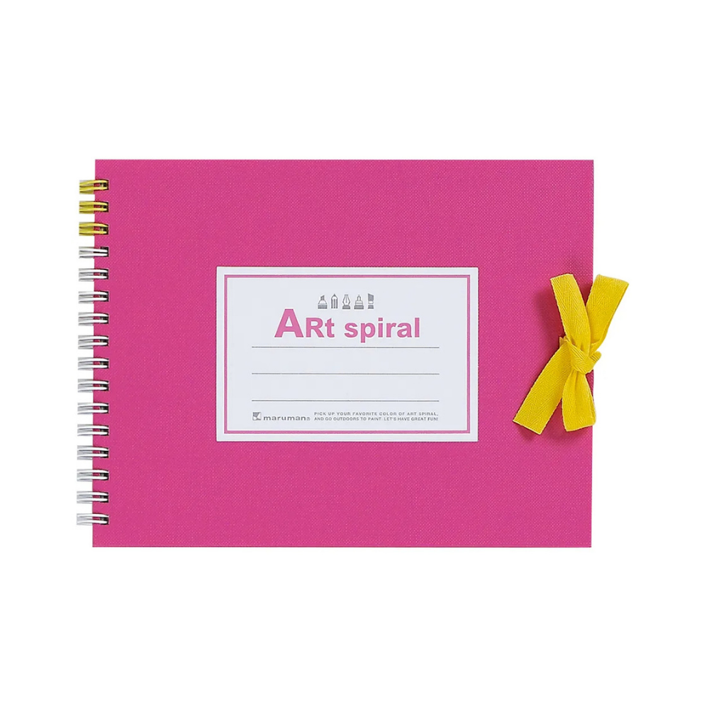 Maruman F0 Sketchbook Art Spiral - Pink