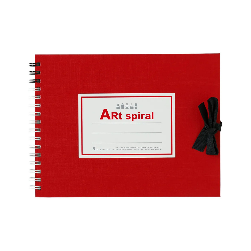 Maruman F0 Sketchbook Art Spiral - Red