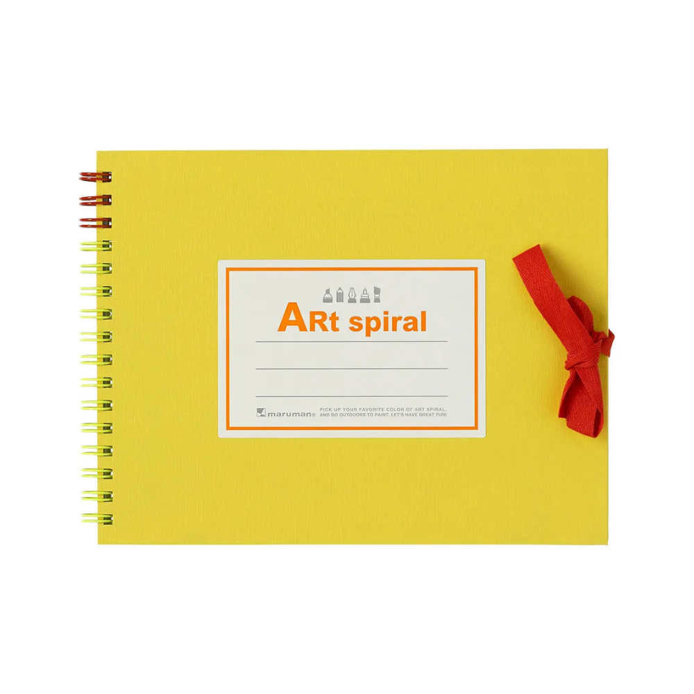 Maruman F0 Sketchbook Art Spiral - Yellow