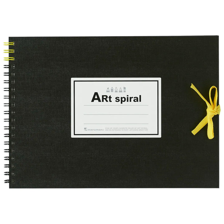 Maruman F1 Sketchbook Art Spiral - Black