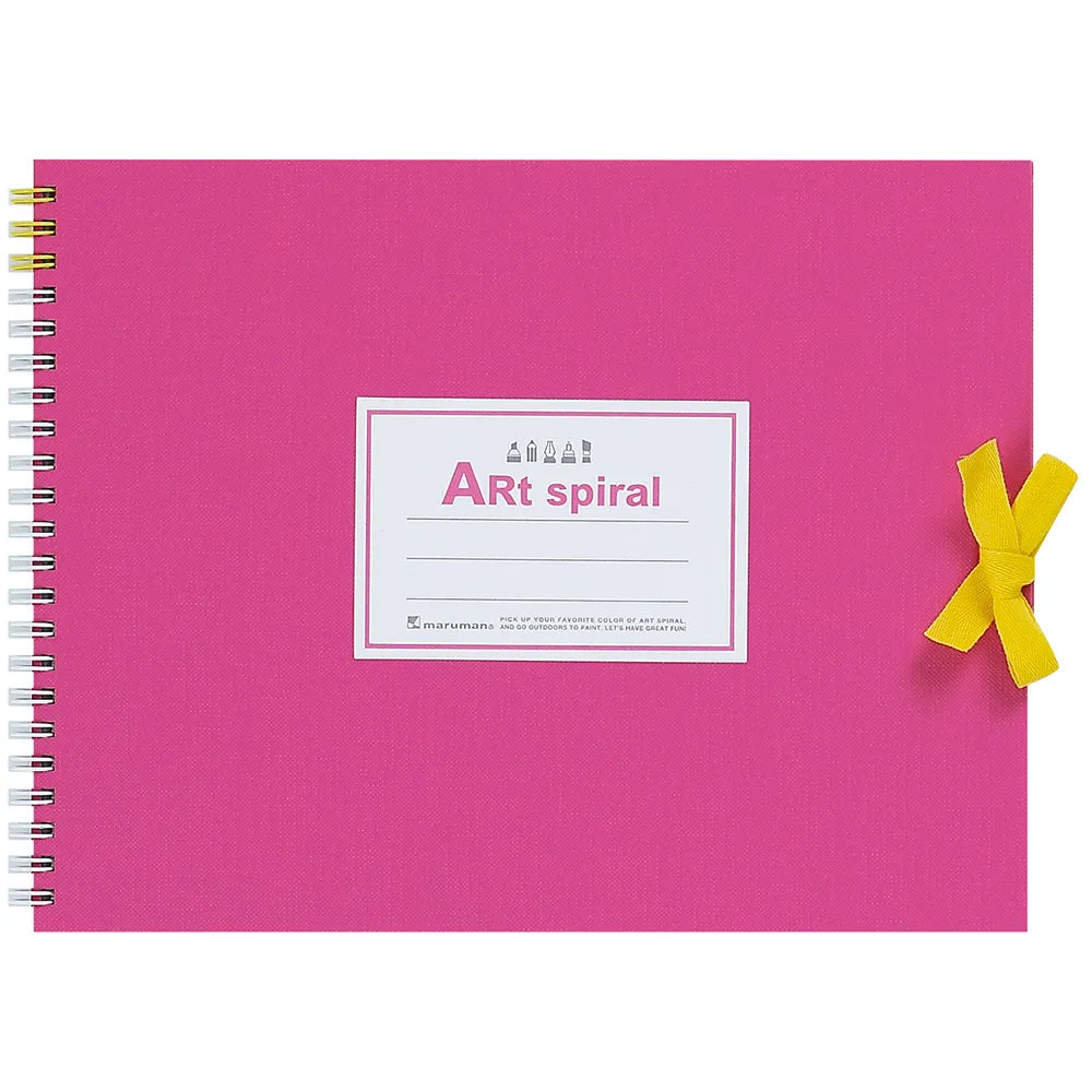 Maruman F1 Sketchbook Art Spiral - Pink