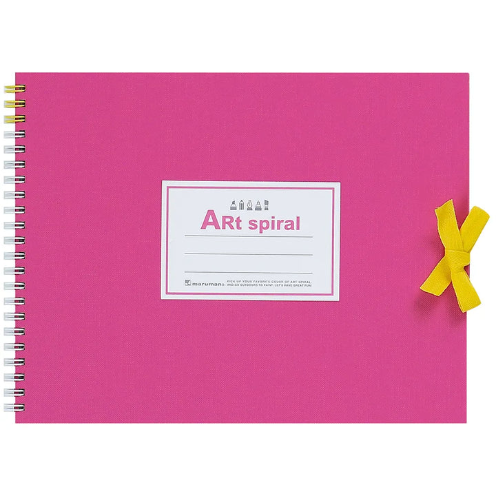 Maruman F1 Sketchbook Art Spiral - Pink