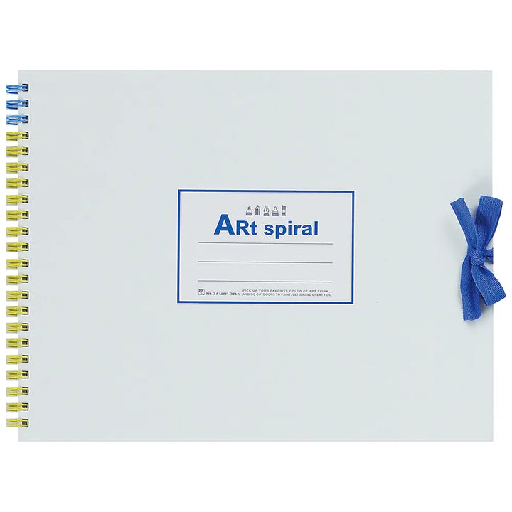 Maruman F1 Sketchbook Art Spiral - White