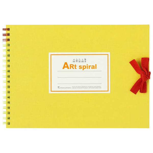 Maruman F1 Sketchbook Art Spiral - Yellow