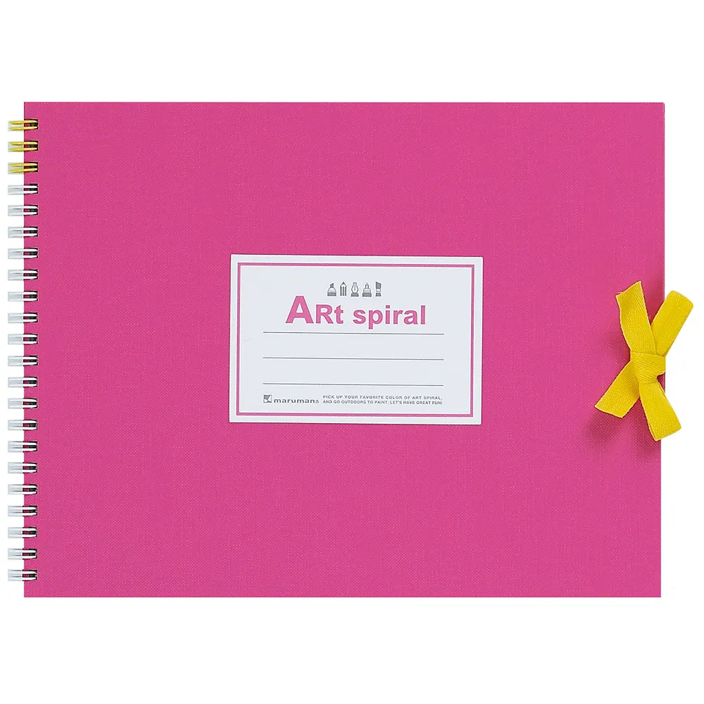 Maruman F2 Sketchbook Art Spiral - Pink