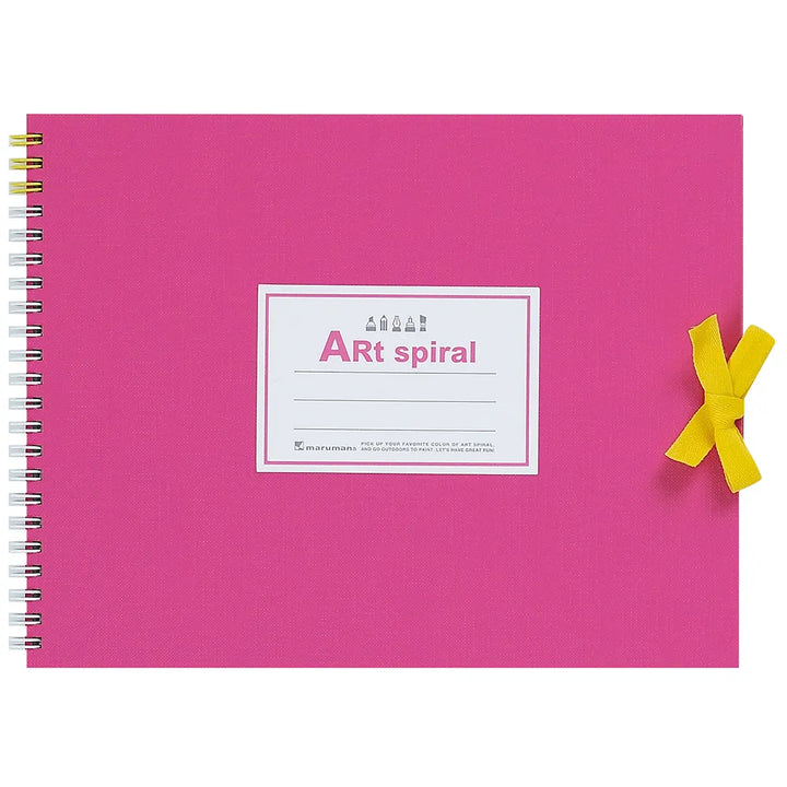 Maruman F2 Sketchbook Art Spiral - Pink