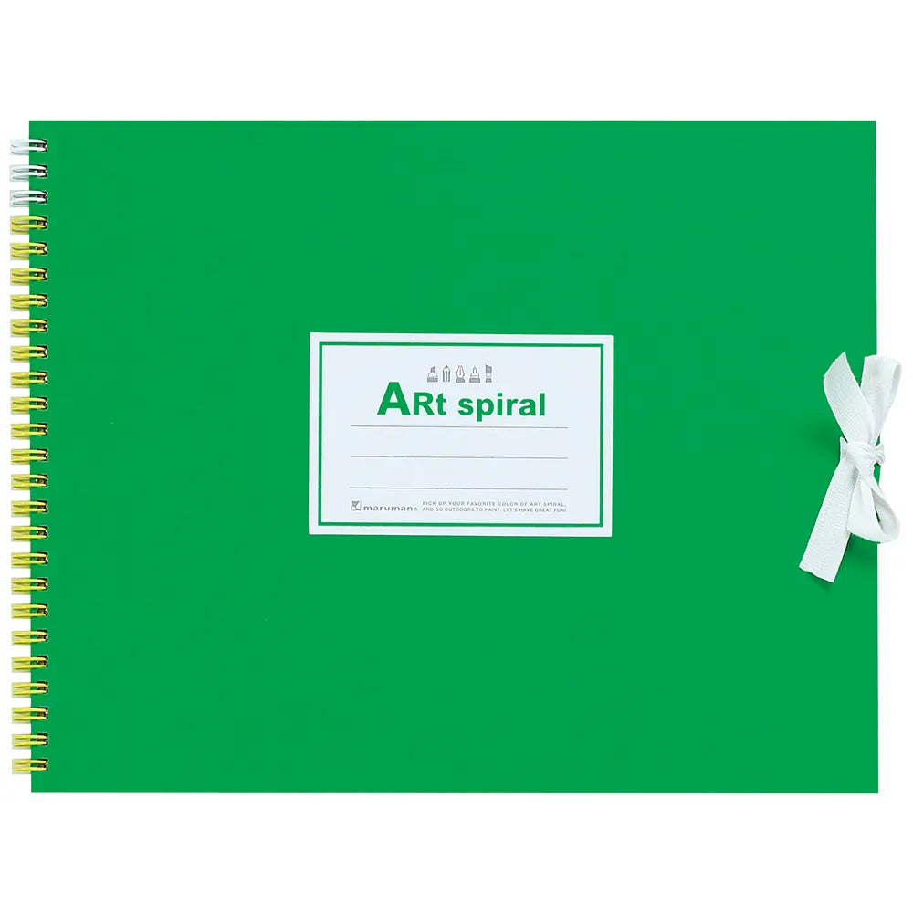 Maruman F3 Sketchbook Art Spiral - Light Green