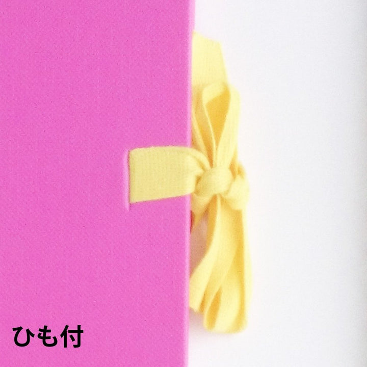 Maruman F3 Art Spiral sketchbook in pink, close-up of the ribbon tie closure