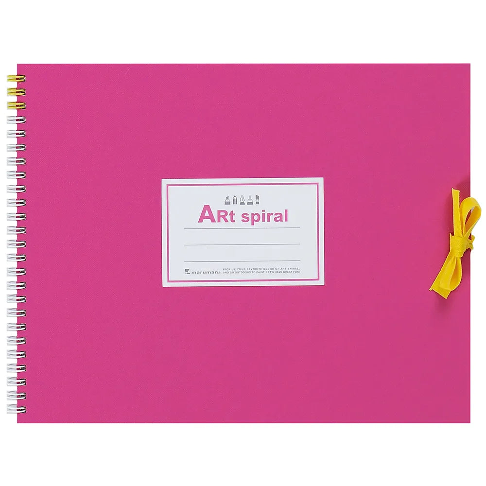 Maruman F3 Sketchbook Art Spiral - Pink