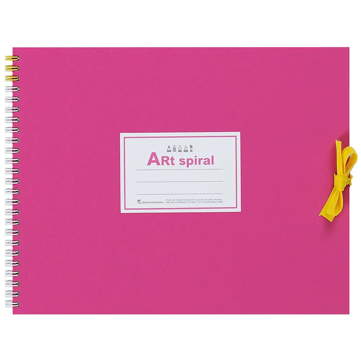 Maruman F3 Sketchbook Art Spiral - Pink