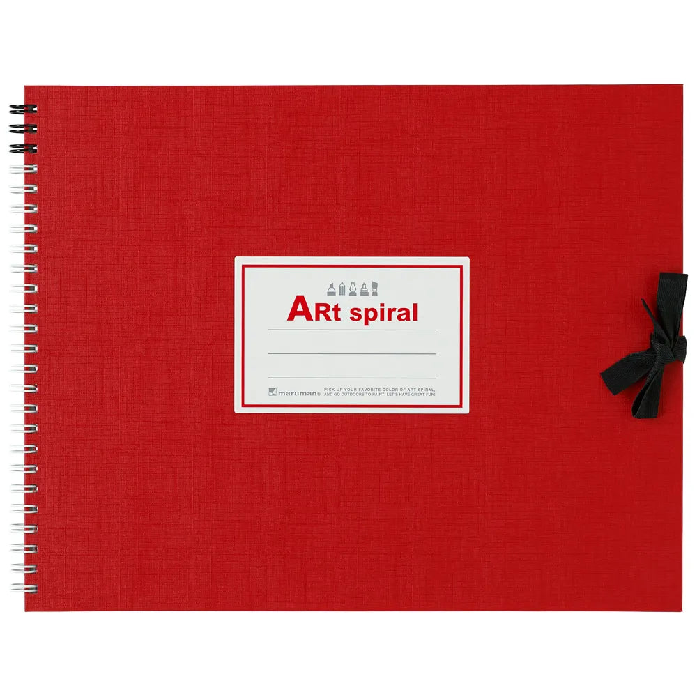 Maruman F3 Sketchbook Art Spiral - Red