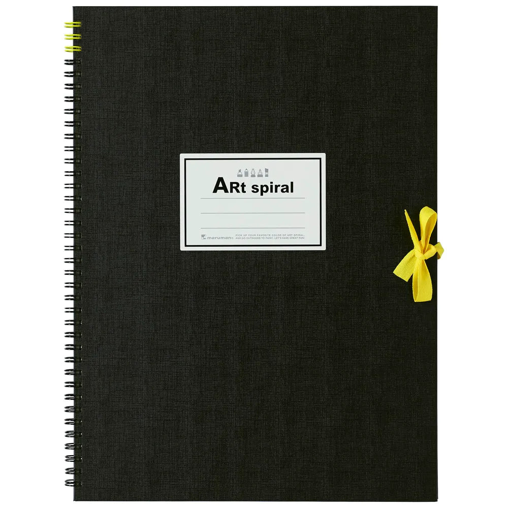 Maruman F4 Sketchbook Art Spiral - Black