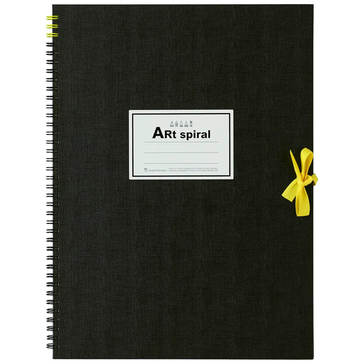 Maruman F4 Sketchbook Art Spiral - Black