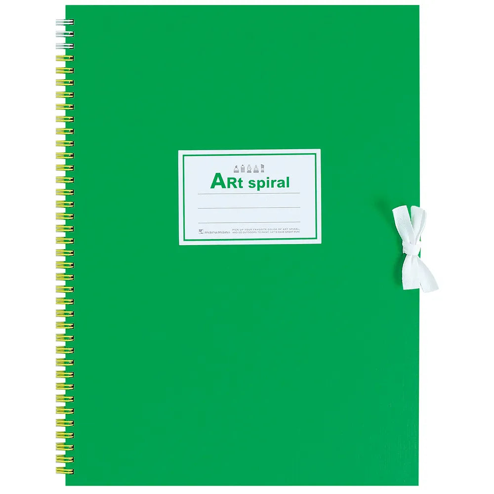 Maruman F4 Sketchbook Art Spiral - Light Green