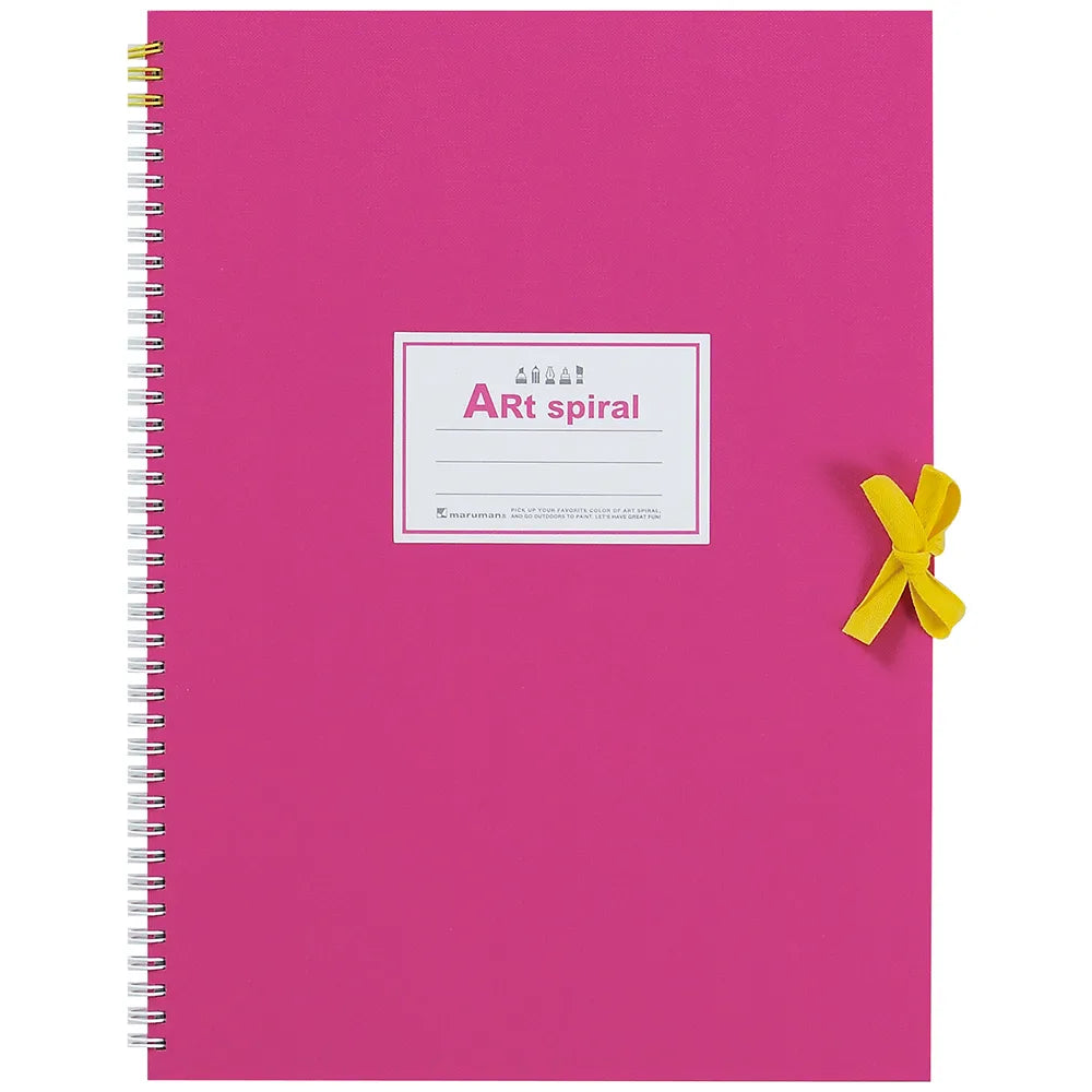 Maruman F4 Sketchbook Art Spiral - Pink