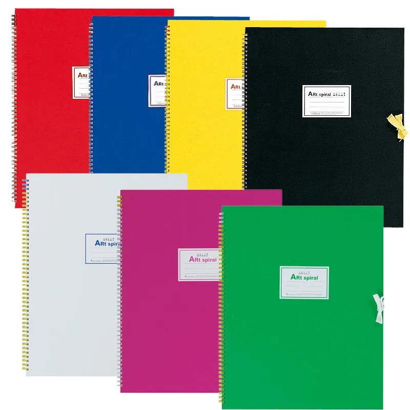 Maruman Art Spiral F6 sketchbook – colour range