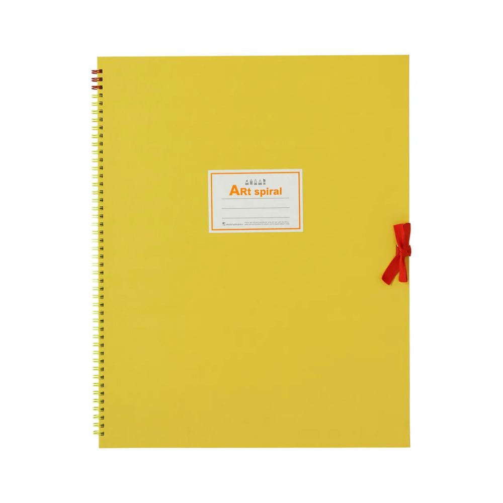 Maruman F6 Sketchbook Art Spiral - Yellow
