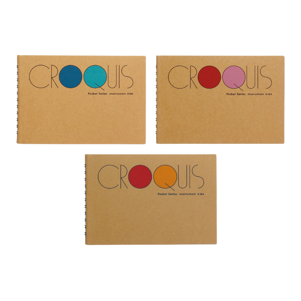 Maruman Pocket Size Cream Croquis Paper — side view