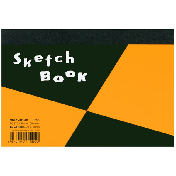 Maruman Postcard Sketchbook Zuan Design Series — front view