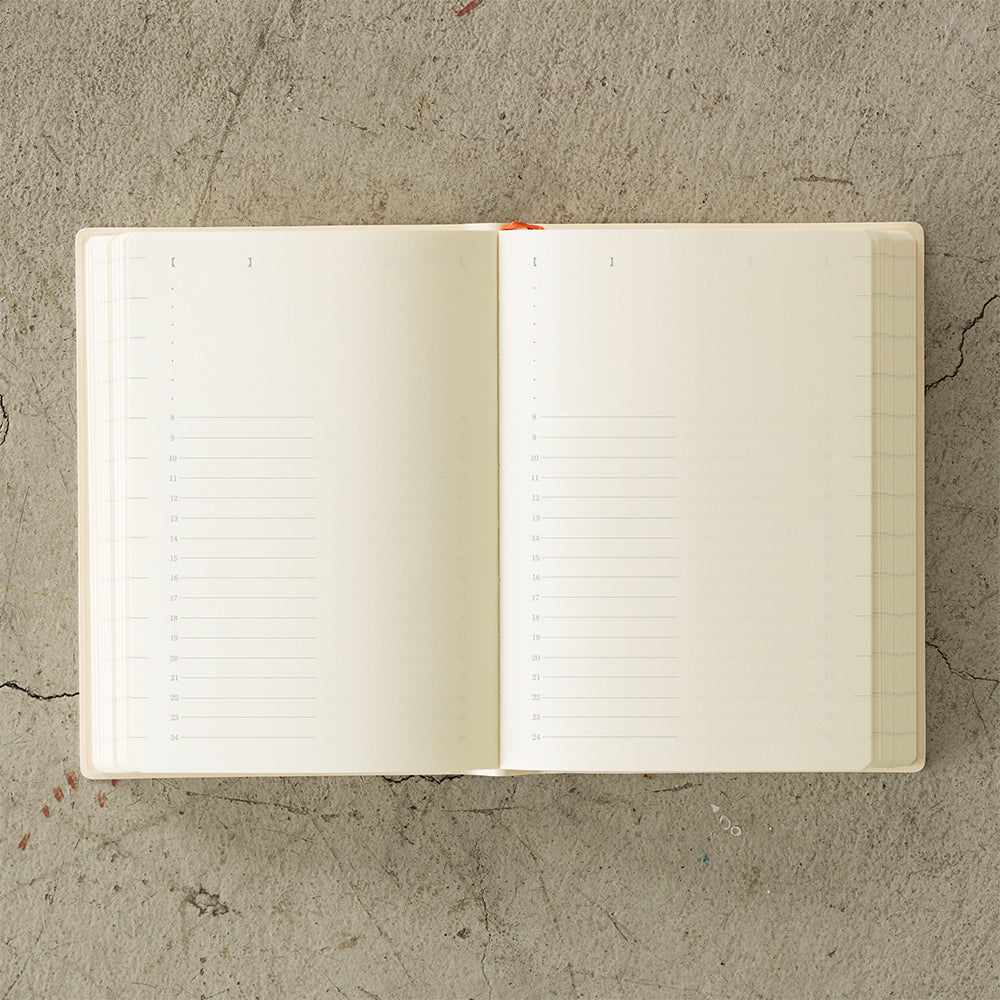 MD Notebook Diary  A6 1Day 1Page - 2026 — ruling detail
