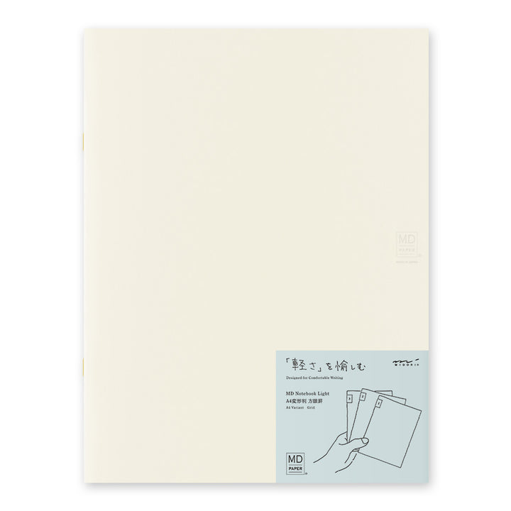 MD Notebook Light (A4 Variant) Gridded 3pcs Pack A