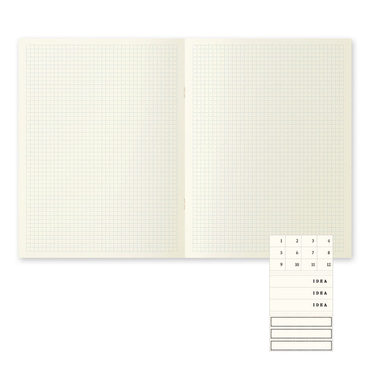 MD Notebook Light (A4 Variant) Gridded 3pcs Pack A