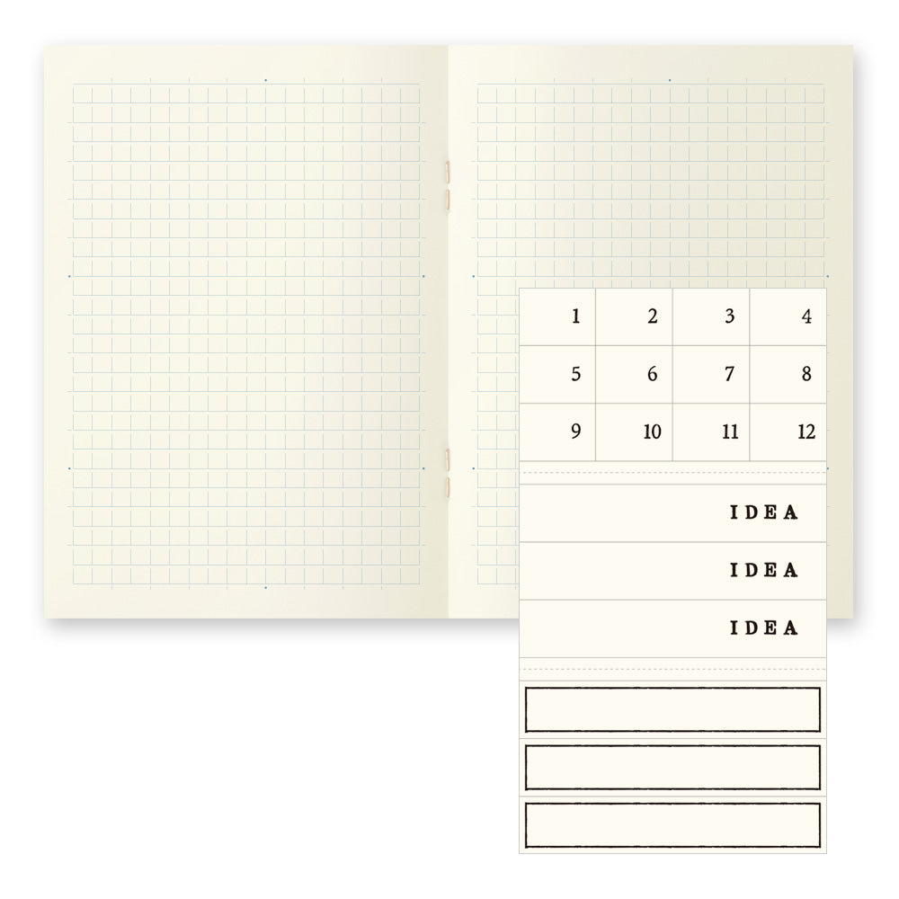 MD Notebook Light A6 - Grid (3pcs/pack) – Cityluxe