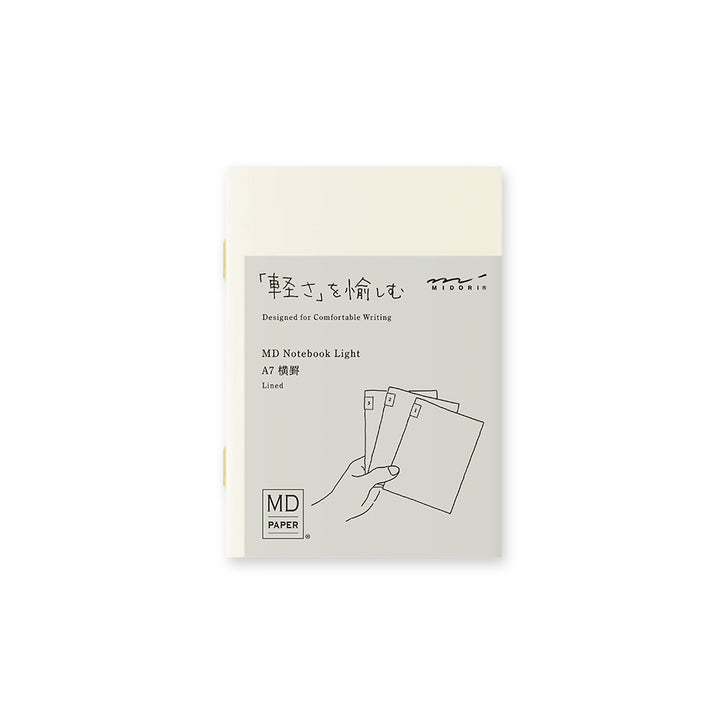 MD Notebook Light A7 - Lined — front cover