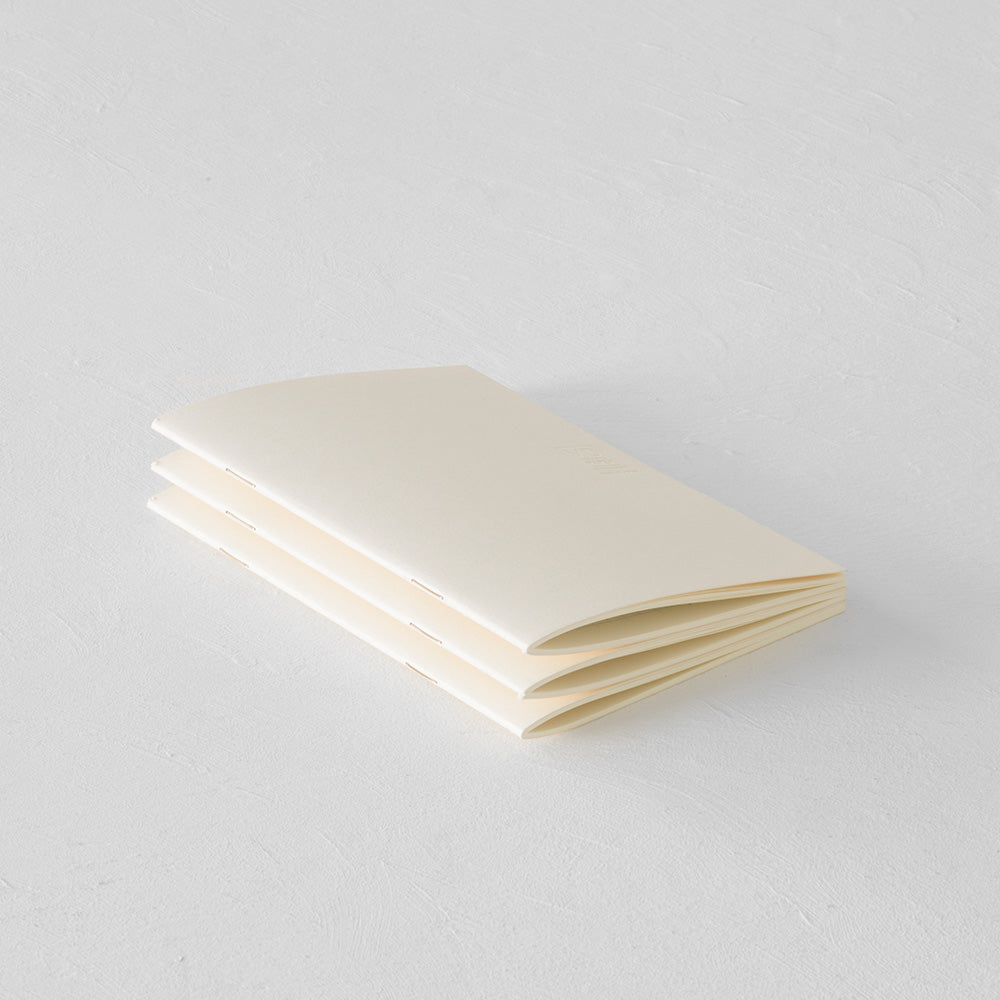 MD Notebook Light A6 in Blank (3pcs/pack) — MD Paper notebook — quality writing journal with premium paper, at Cityluxe Singapore stationery store