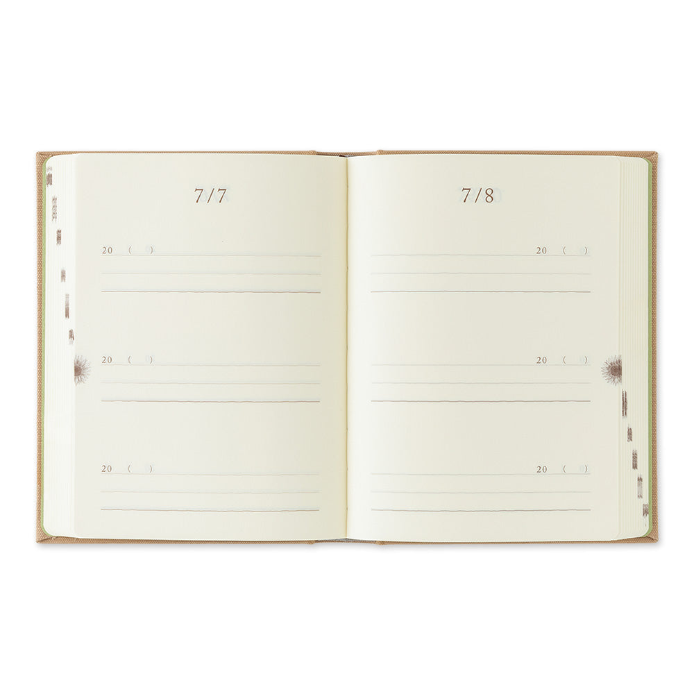 Midori 3-Year Diary Gate Mini – Beige, Midori 3-Year Diary, 3-Year Diary, Midori, Cityluxe