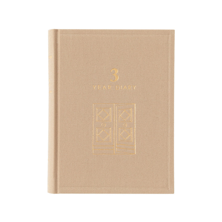 Midori 3-Year Diary Gate Mini – Beige, Midori 3-Year Diary, 3-Year Diary, Midori, Cityluxe