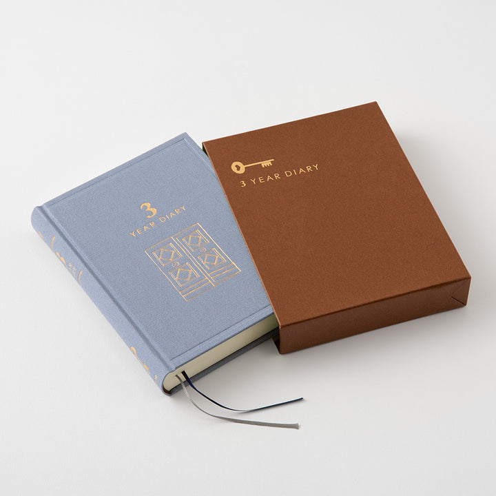 Midori 3-Year Diary Gate Mini – Blue-Purple, Midori 3-Year Diary, 3-Year Diary, Midori, Cityluxe