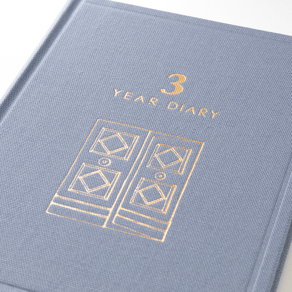 Midori 3-Year Diary Gate Mini – Blue-Purple, Midori 3-Year Diary, 3-Year Diary, Midori, Cityluxe