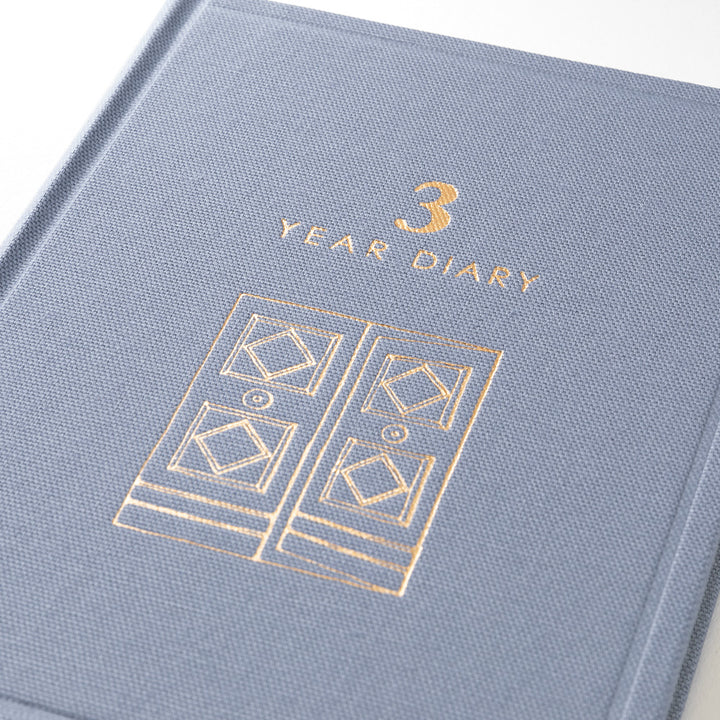 Midori 3-Year Diary Gate Mini – Blue-Purple, Midori 3-Year Diary, 3-Year Diary, Midori, Cityluxe