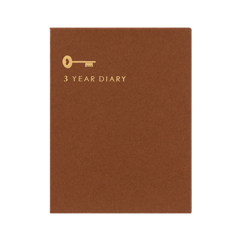 Midori 3-Year Diary Gate Mini – Blue-Purple — Midori md diary &amp; calendar — premium stationery and lifestyle, at Cityluxe Singapore
