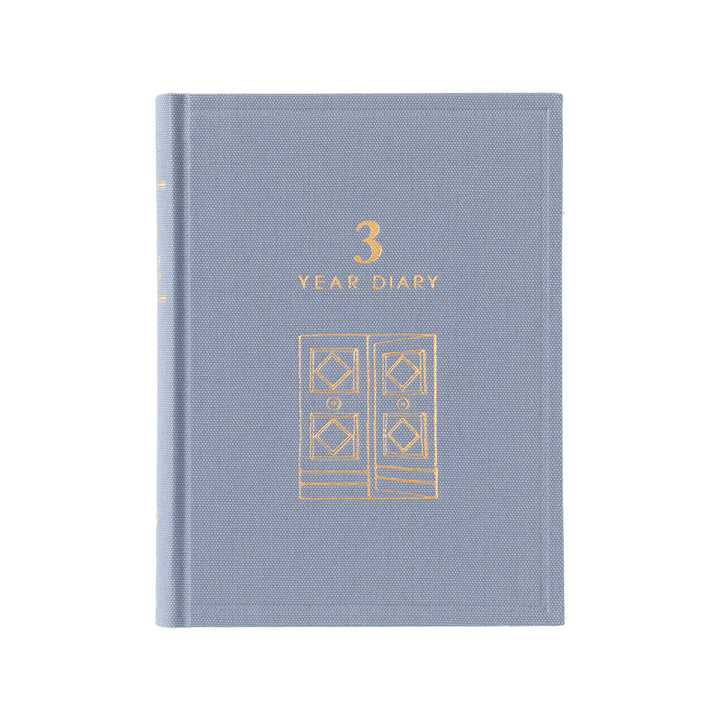 Midori 3-Year Diary Gate Mini – Blue-Purple — Midori md diary &amp; calendar — premium stationery and lifestyle, at Cityluxe Singapore