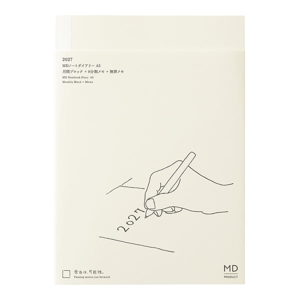 Midori A5 Slim Notebook Diary 2027