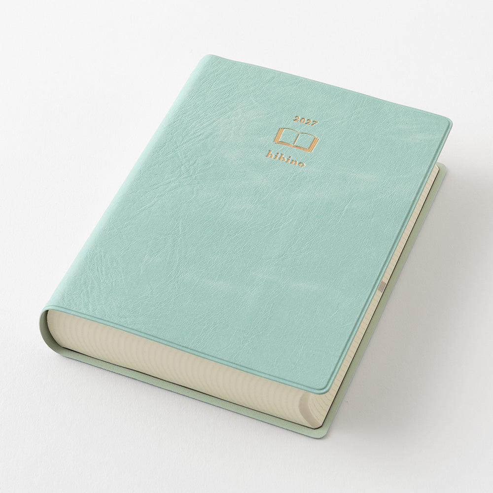Midori A6 Diary Hibino Blue Green 2027