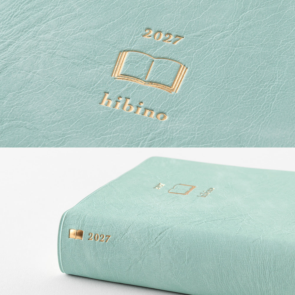 Midori A6 Diary Hibino Blue Green 2027